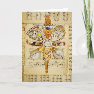 Weihnachtsgoldsternsache Feiertagskarte