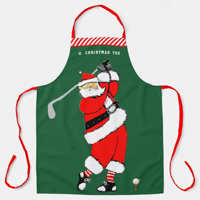 WeihnachtsGolf Schürze (Vorderseite)