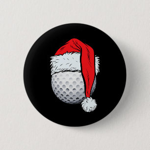 Weihnachtsgolfball Santa Hut Xmas Golfen Jungen Ic Button