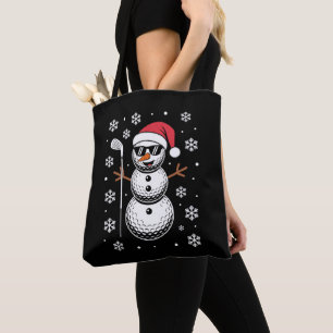 Weihnachtsgolfball Schneemann Santa Sonnenbrille X