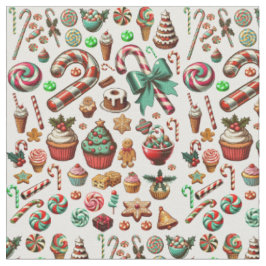 Weihnachtsgoodies Sweet Leckereien Desserts Stoff