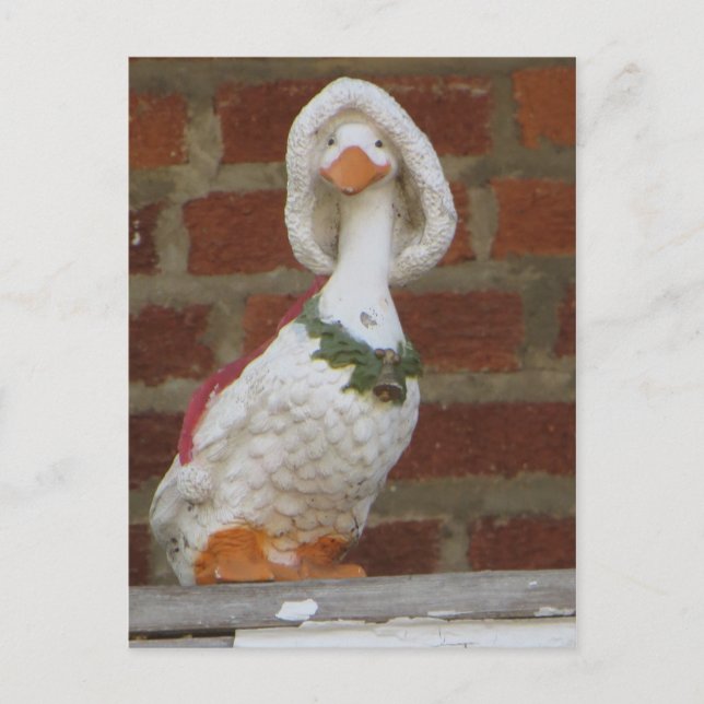 Weihnachtsgoose Feiertagspostkarte (Vorderseite)