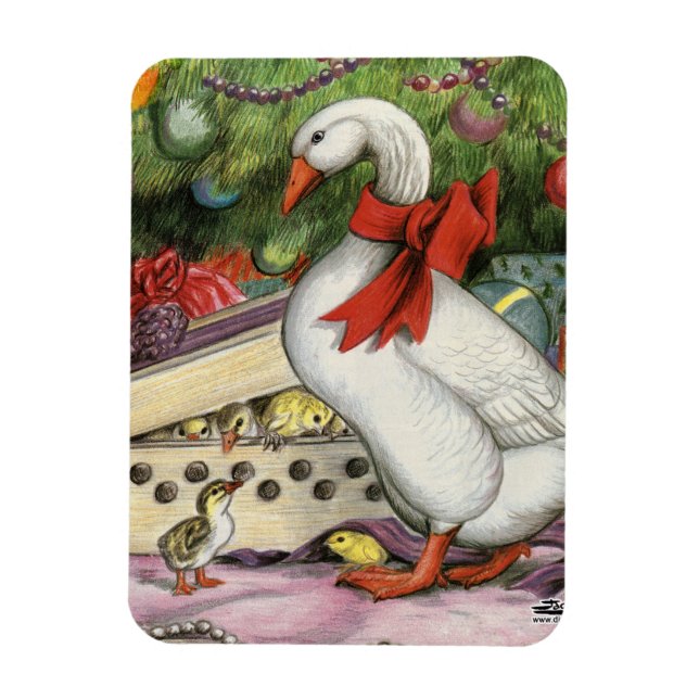Weihnachtsgoose Magnet (Vertikal)