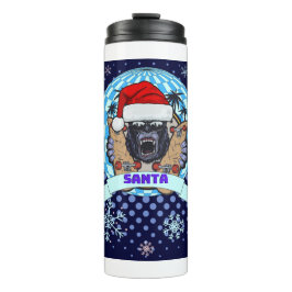 Weihnachtsgorilla Thermosbecher