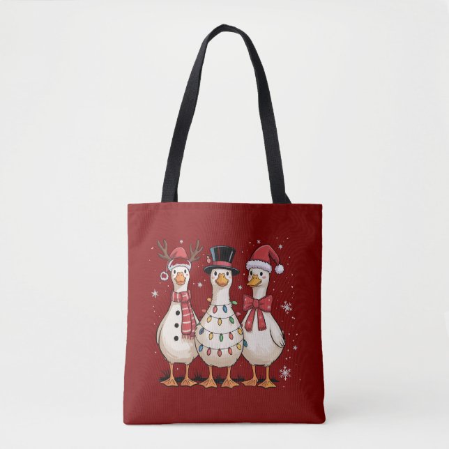 Weihnachtsgoss Weihnachtsmann Alberner Niedlicher  (Vorderseite)