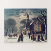 Weihnachtsgottesdienst J Hoover and Son 1878