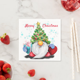 Weihnachtsgottesdienst mit Geschenk Napkins Serviette