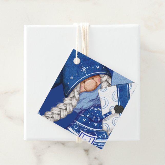 Weihnachtsgottesdienst mit Geschenken Liebesmarken Geschenkanhänger (Beispiel)