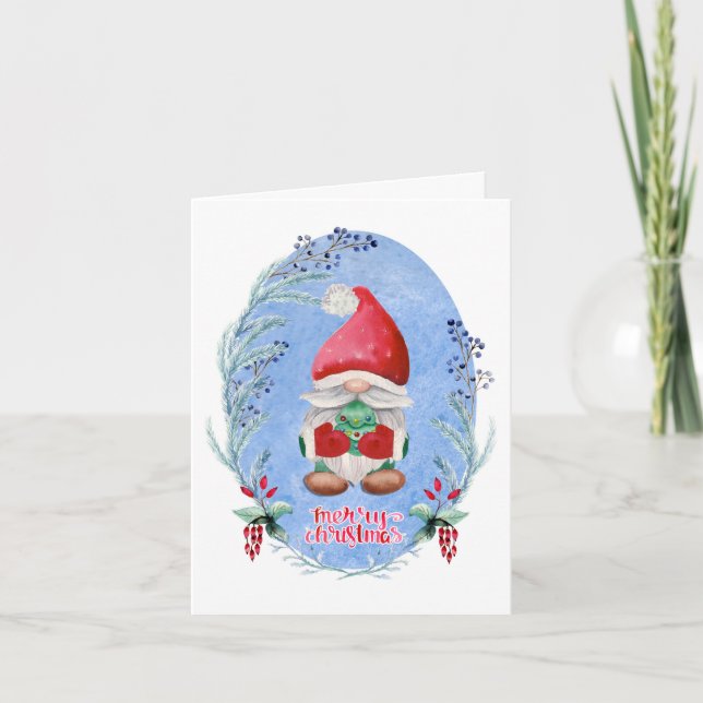 Weihnachtsgottkarte Karte (Vorderseite)