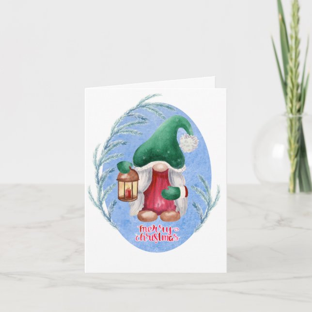 Weihnachtsgottkarte Karte (Vorderseite)