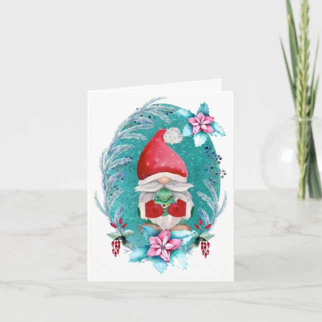 Weihnachtsgottkarte Karte (Vorderseite)