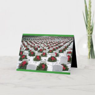 Weihnachtsgrab-Karte Feiertagskarte