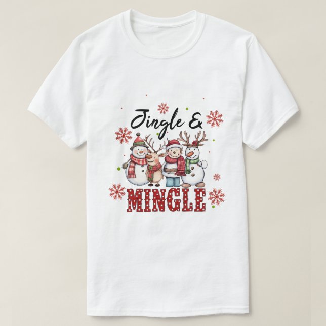 Weihnachtsgrafik-T-Shirt T-Shirt (Design vorne)