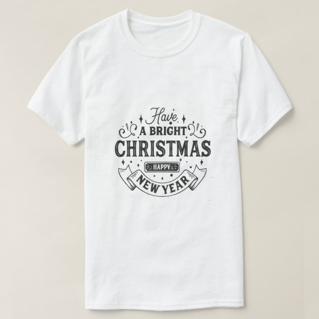 Weihnachtsgrafik-T-Shirt T-Shirt (Design vorne)