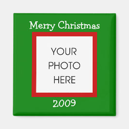 Weihnachtsgrenze - Frohe Weihnachten Magnet