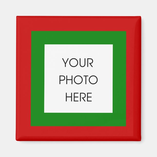 Weihnachtsgrenze Magnet (Vorne)
