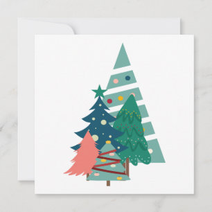Weihnachtsgrün-Design Feiertagskarte