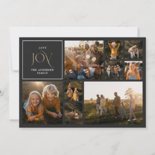 Weihnachtsgrün Freude an botanischem Foto Feiertagskarte