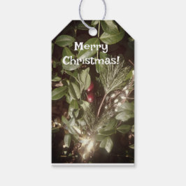 Weihnachtsgrün - Geschenk-Tag Geschenkanhänger