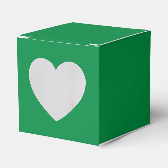 Weihnachtsgrün Geschenkschachtel (Vorderseite)