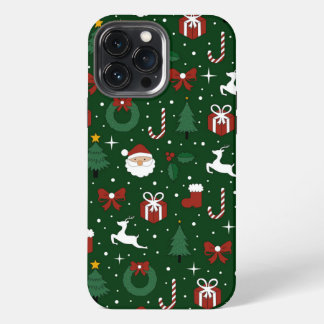 Weihnachtsgrün iPhone 13 Pro Max Hülle