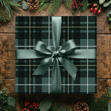 Weihnachtsgrün Kariert Traditionelles Fest