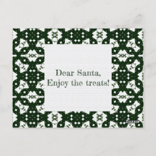 Weihnachtsgrün Postkarte