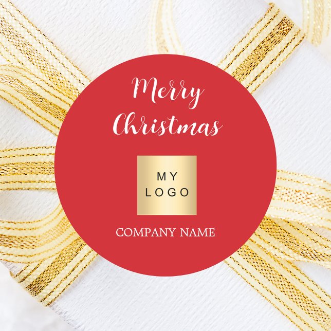 Weihnachtsgrün Runder Aufkleber (Von Creator hochgeladen)