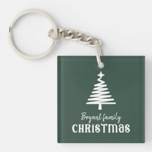 Weihnachtsgrün Schlüsselanhänger