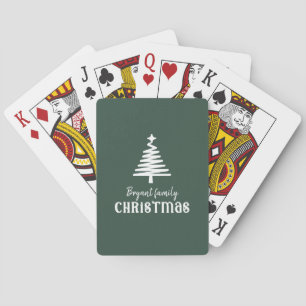 Weihnachtsgrün Spielkarten