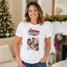 Weihnachtsgrüne Familienfoto