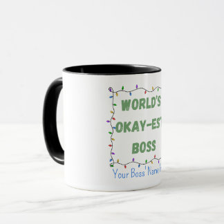 Weihnachtsgruppe im Büro des okayesten Chefs der W Tasse