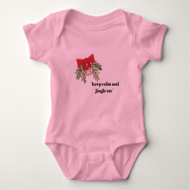 Weihnachtsgruß Baby Strampler