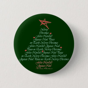Weihnachtsgruß-Baum Button