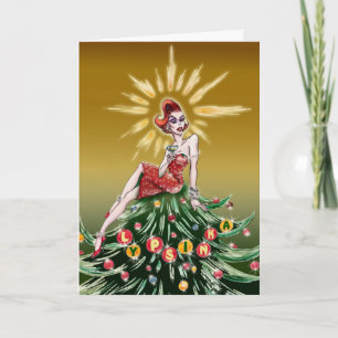 Weihnachtsgruß-Karte #3 (Gruß nach innen) Feiertagskarte