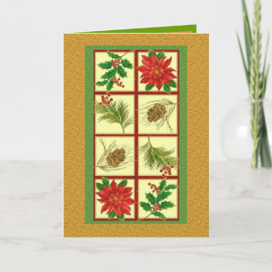 Weihnachtsgruß-Karte Feiertagskarte