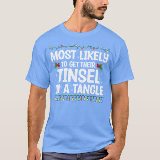 Weihnachtsgruß Lustige Weihnachtszitate Santa Clau T-Shirt