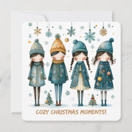 Weihnachtsgruß-Postkarte Feiertagskarte