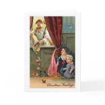 "Weihnachtsgruß-" Vintage Weihnachtskarte