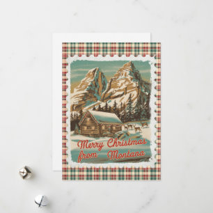 Weihnachtsgruß von Montana Weihnachtskarte Feiertagskarte