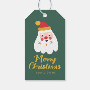 Weihnachtsgruß von Santa Freude Geschenkanhänger