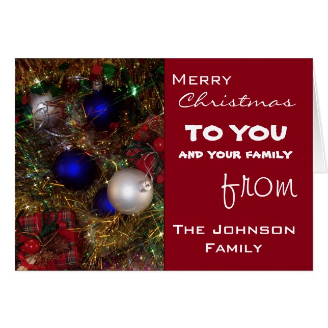 Weihnachtsgrüße (Vorderseite (Horizontal))