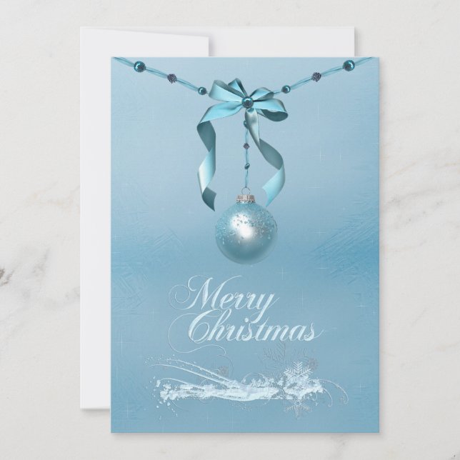Weihnachtsgrüße 5 x 7 Einladung (Vorderseite)