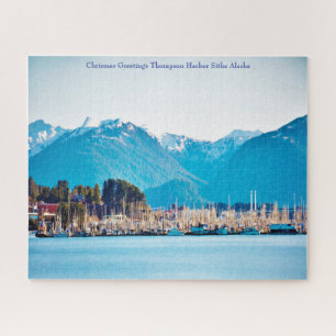 Weihnachtsgrüße Alaska Thompson Hafen Sitka Puzzle