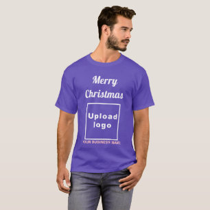 Weihnachtsgrüße am Lila T - Shirt