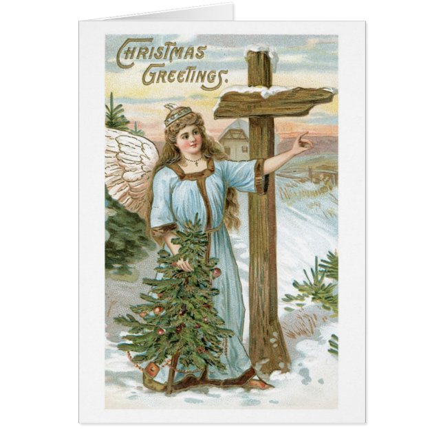 Weihnachtsgrüße Angel (Vorne)