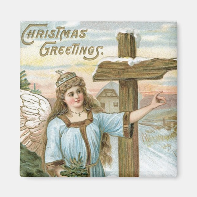 Weihnachtsgrüße Angel Magnet (Vorne)