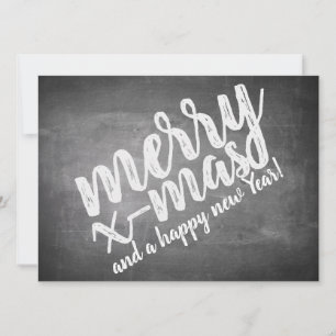 Weihnachtsgrüße auf dem Chalk Board