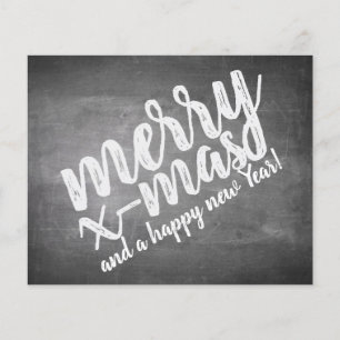 Weihnachtsgrüße auf dem Chalk Board