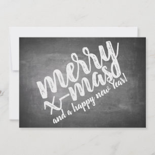 Weihnachtsgrüße auf dem Chalk Board